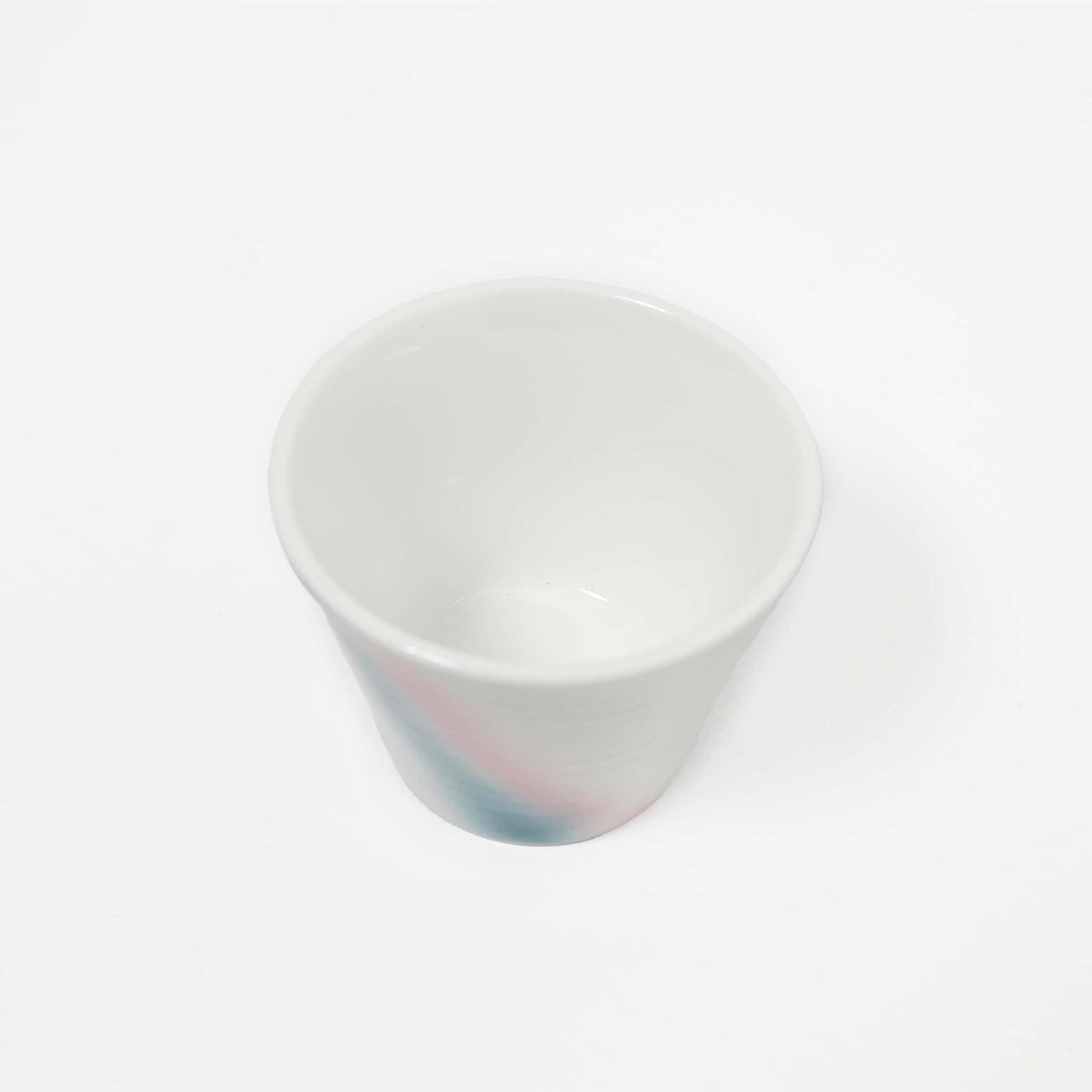 Sake Cup - Blue White Pink