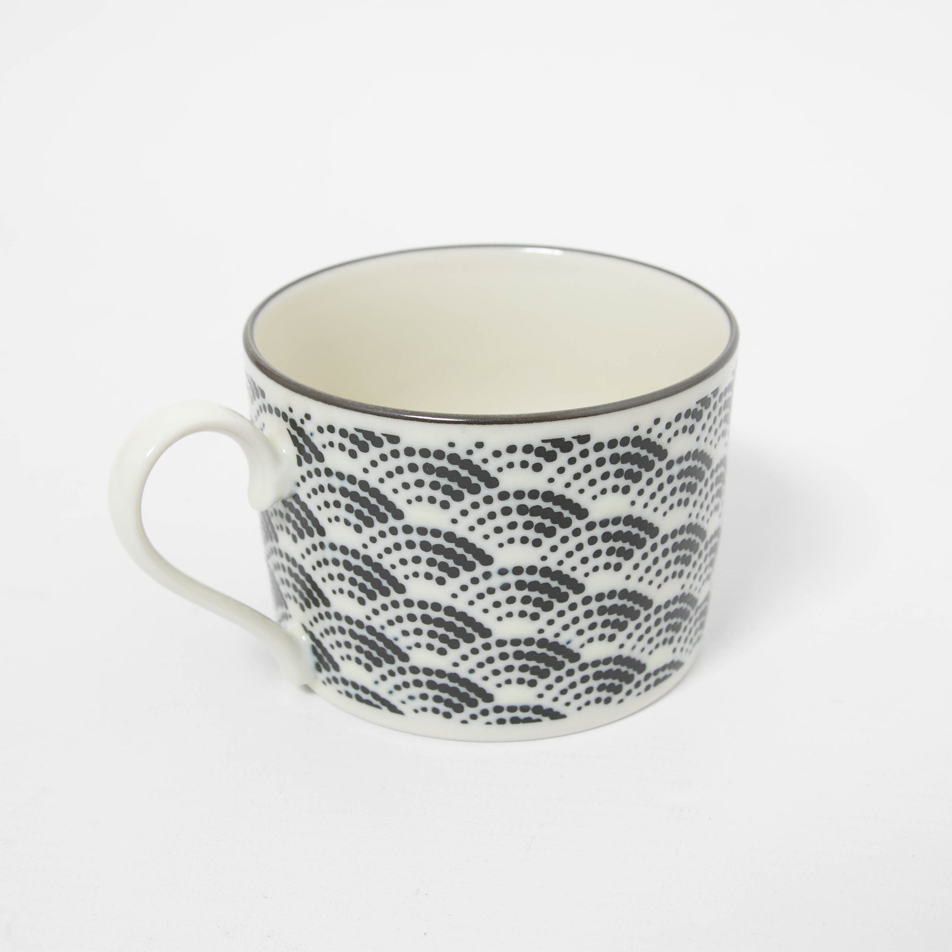 Coffee Cup and Saucer Komon Blue Waves