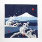 Large Furoshiki - Mt Fuji and Waves