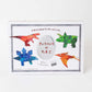 Cardboard Craft Kit - Four Dinosaurs