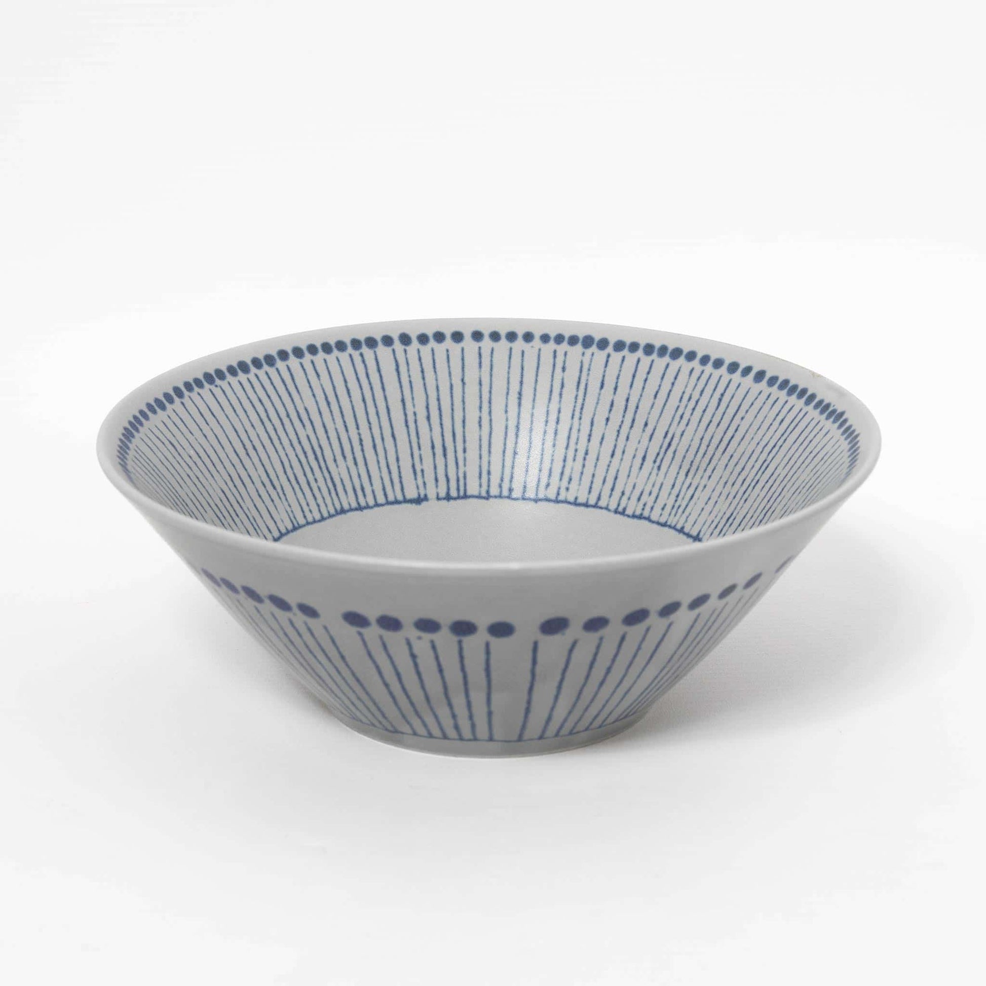 Nichinichi Set of Ramen Bowls with Noodle Spoon Blue