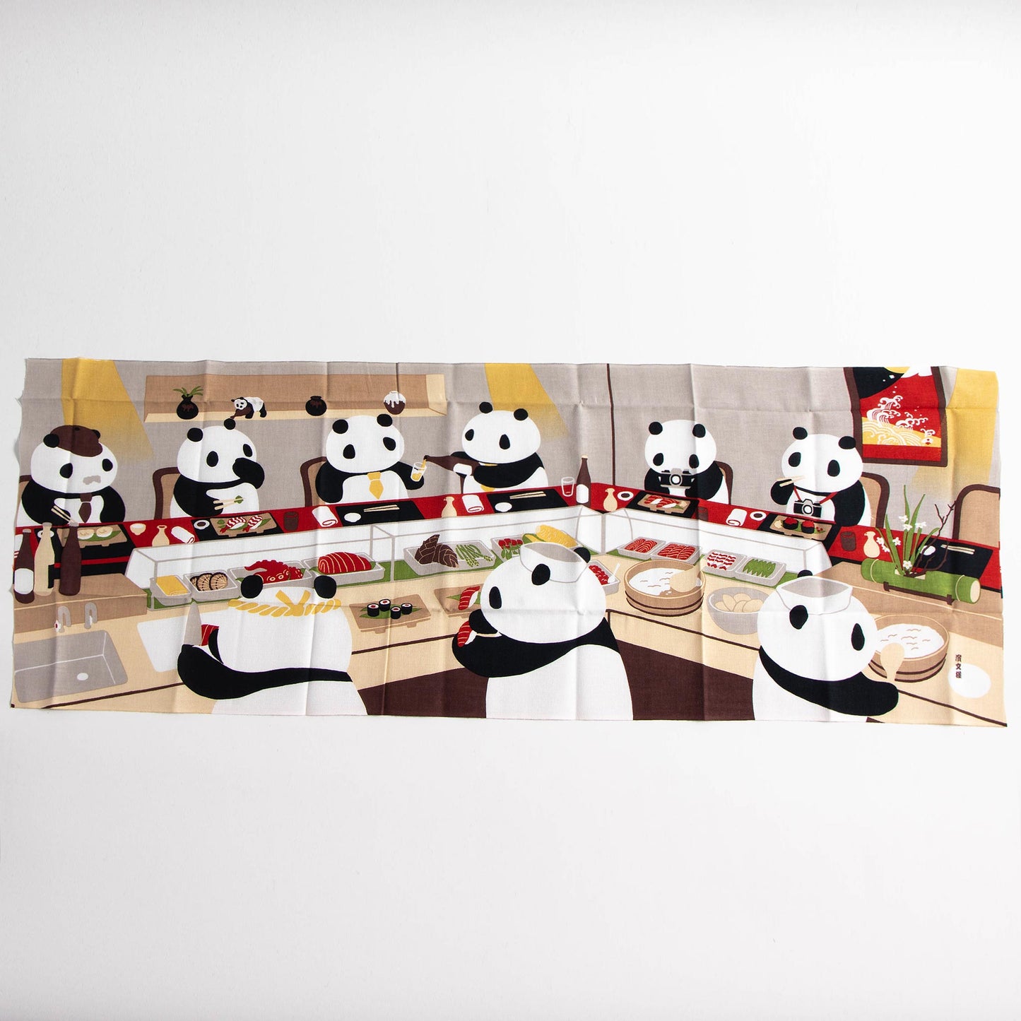 Picture Tenugui - Panda Sushi Bar