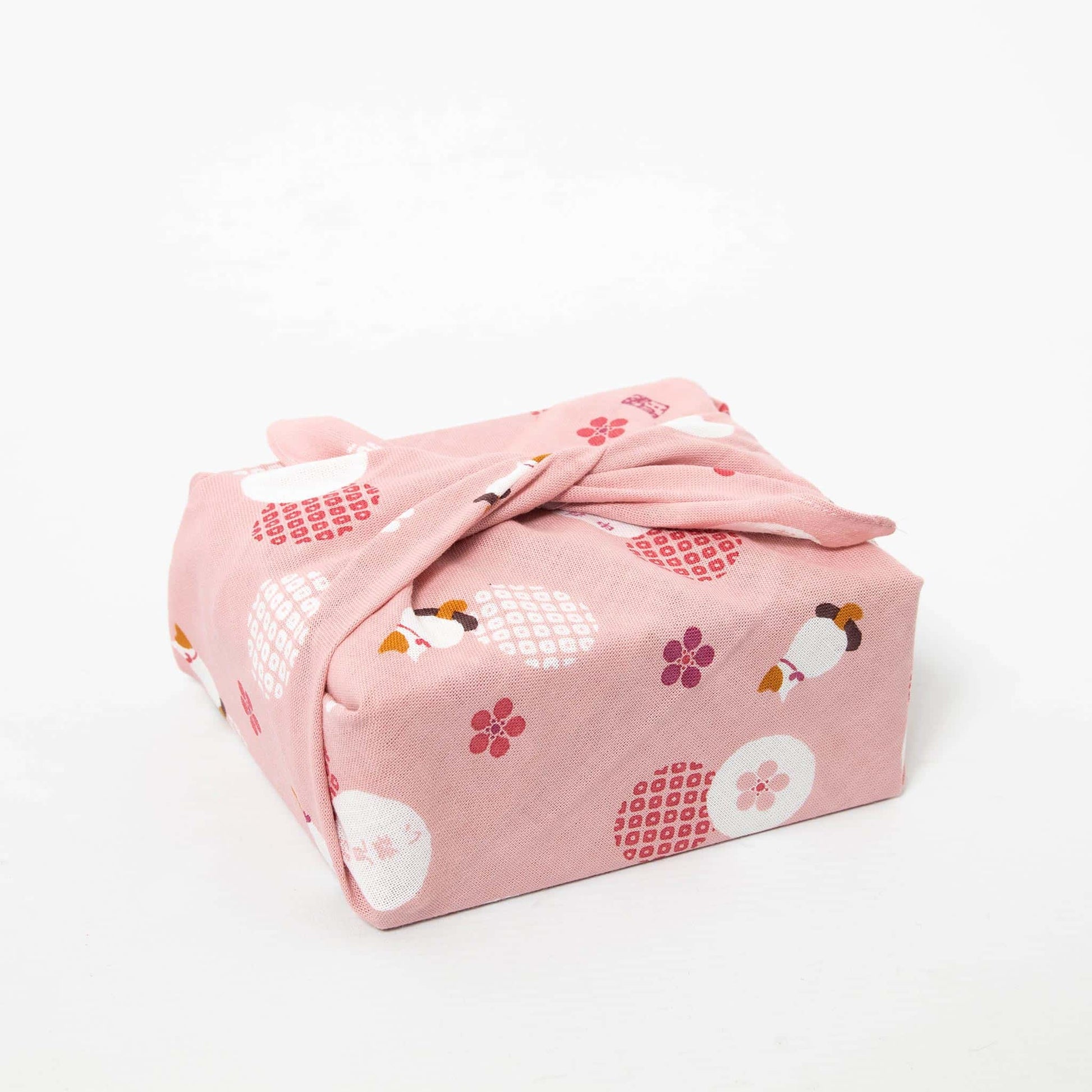 Tenugui Handkerchief - Cat's "Get well soon"