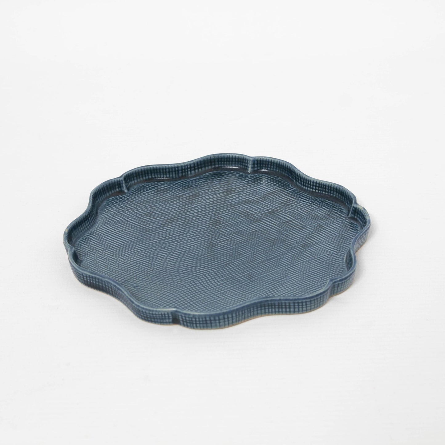 Side Plate Wasanbon Blue 16cm