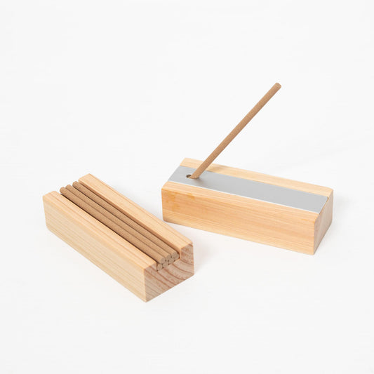 Incense Sticks Japanese Hinoki Cypress with Holder