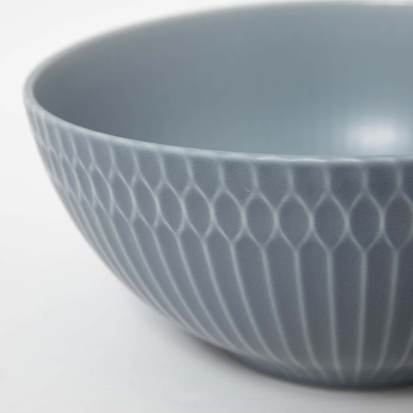 Ramen Bowl Sazanami Blue Grey 19.3cm