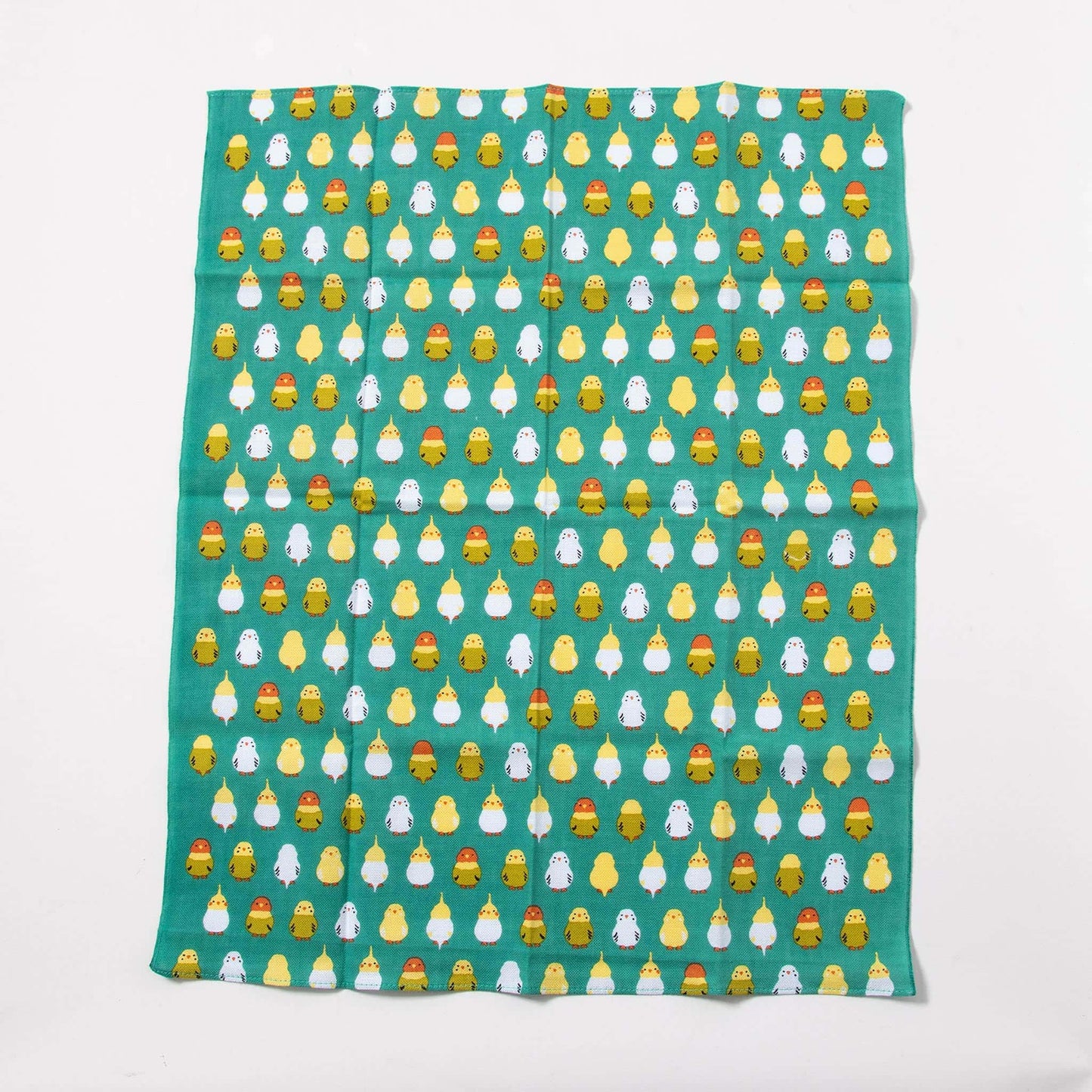 Tenugui Handkerchief - Parrot (Emerald Green)