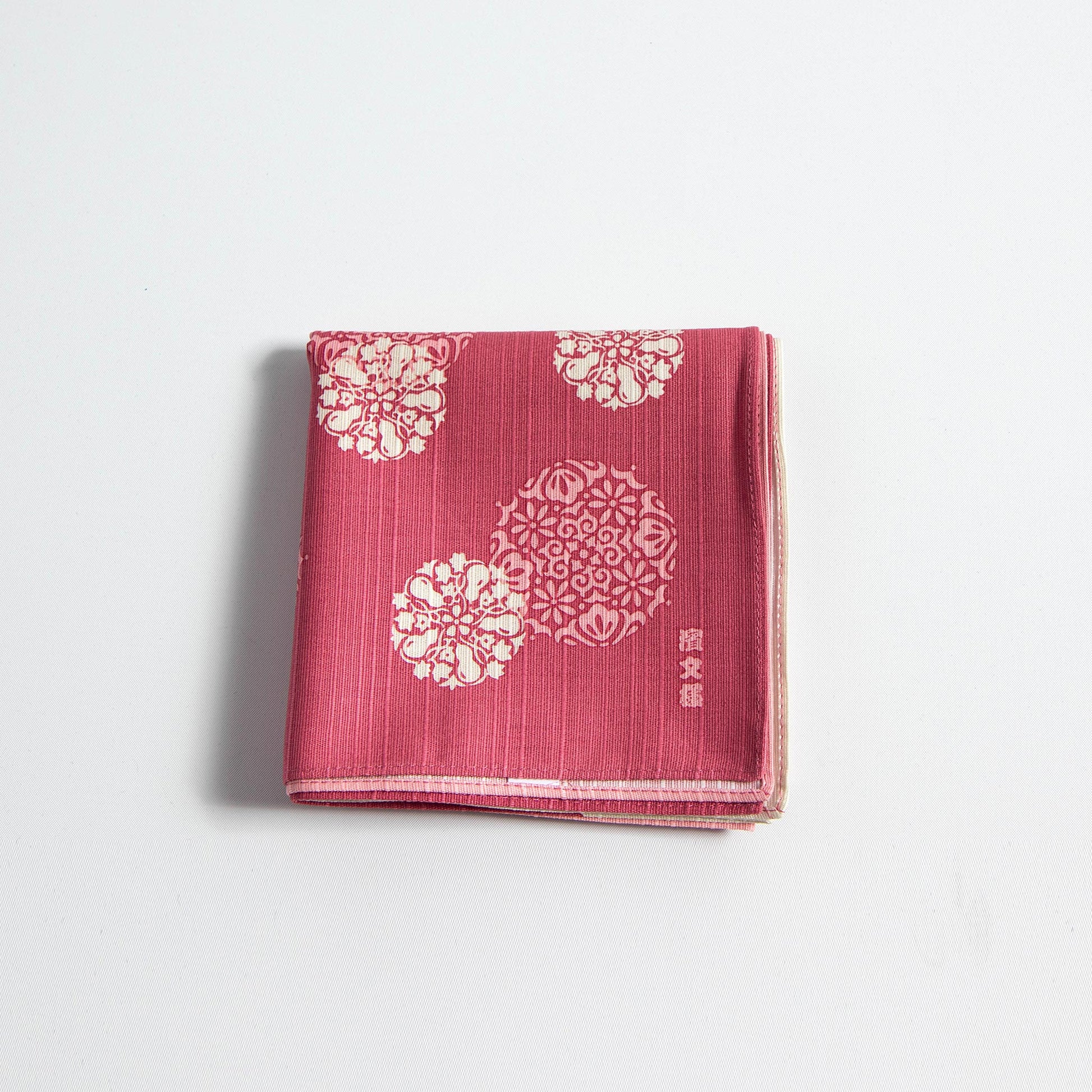 Small Furoshiki - Flower Emblems Pink