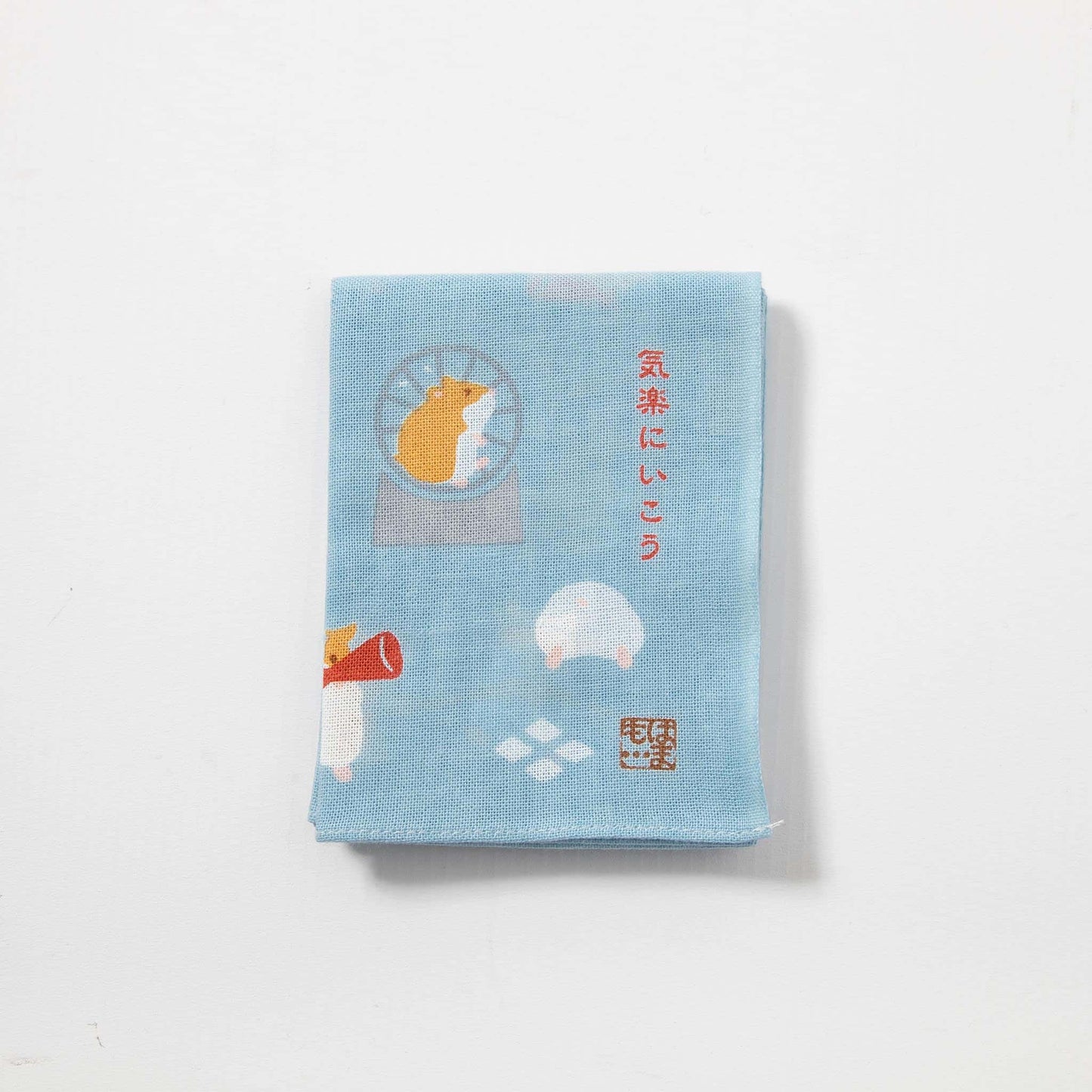 Tenugui Handkerchief - Hamster's "Take It Easy"