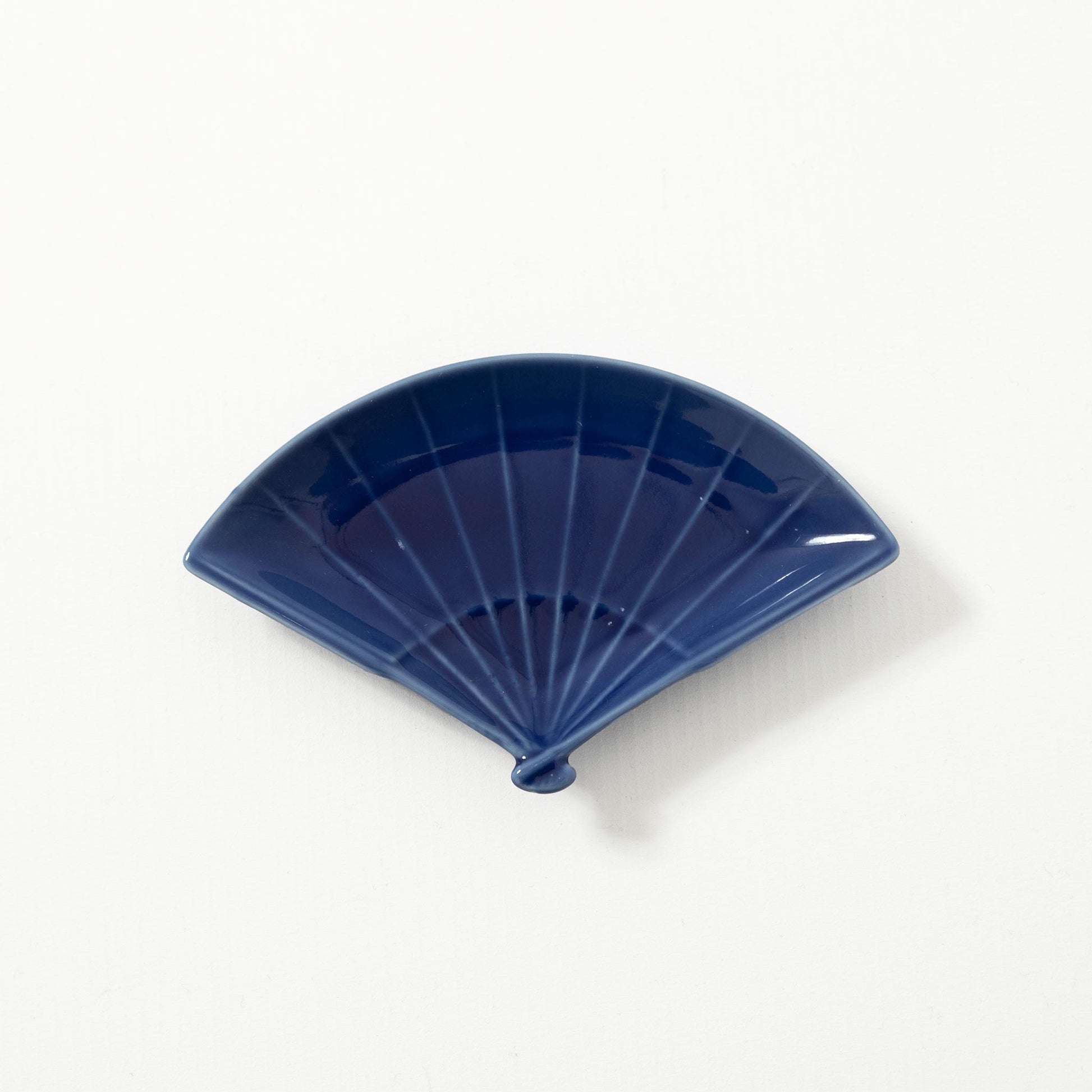 Small Plate Fan Blue 13cm