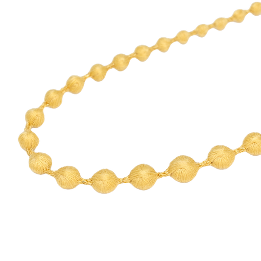Necklace Sphere Plus 80 glitter - Topaz Yellow