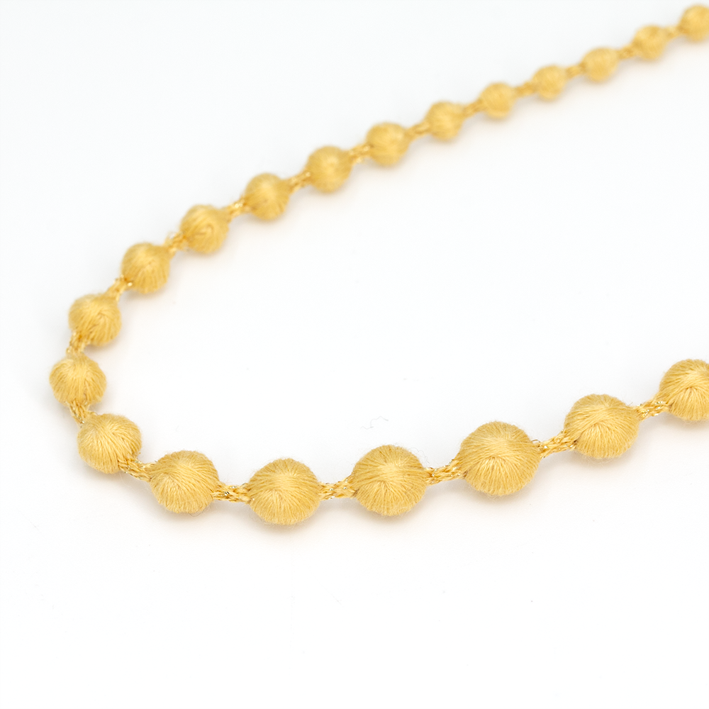 Necklace Sphere Plus 80 glitter - Topaz Yellow