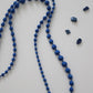 Necklace Sphere Plus 80 glitter - Lapis Lazuli Blue