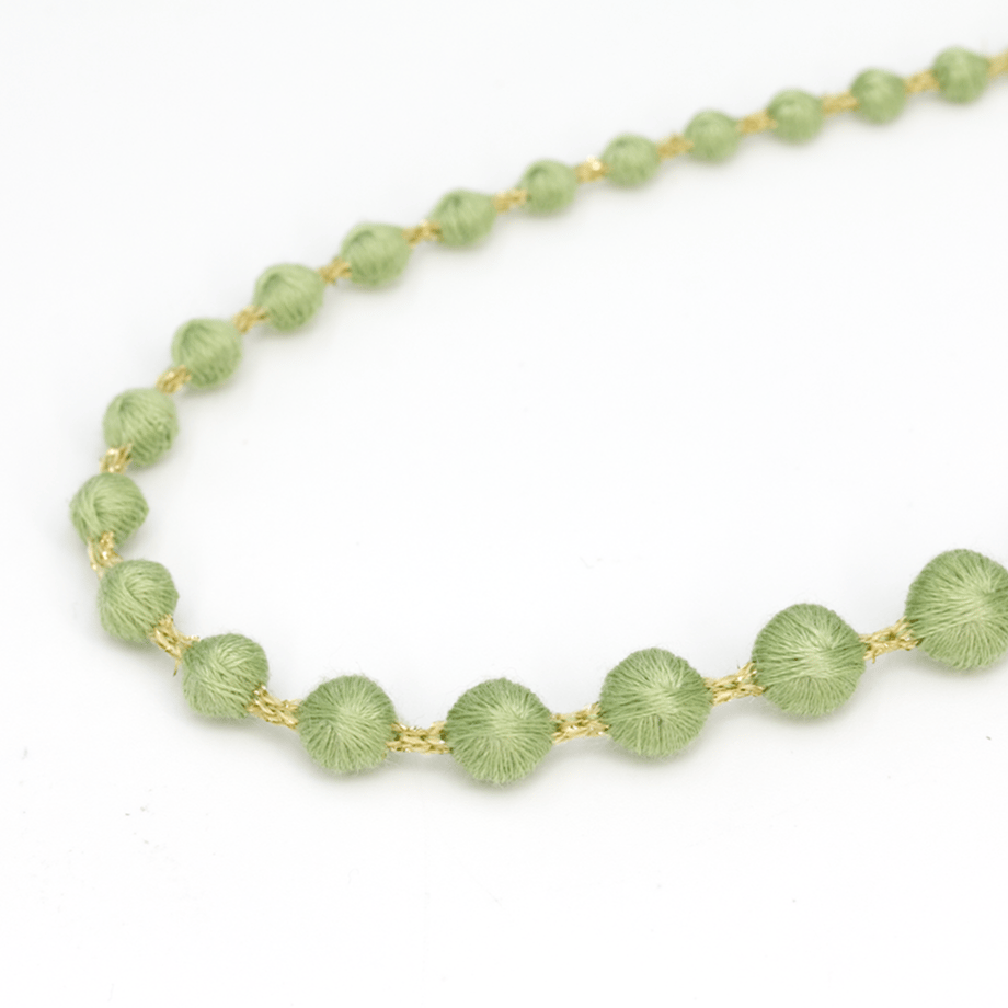 Necklace Sphere Plus 80 glitter - Peridot Lime
