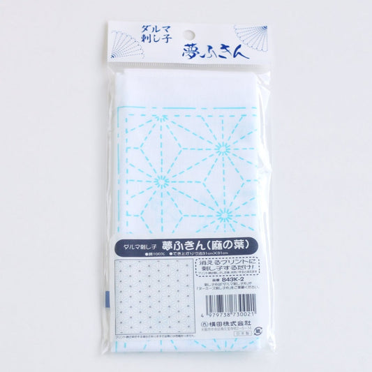 Sashiko Tea Towel 31x31 cm - Wave (White)