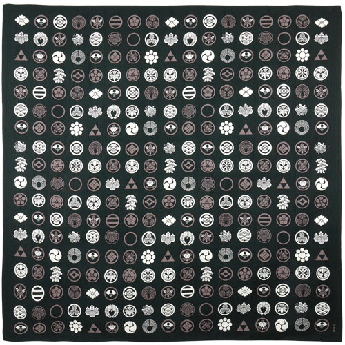 Large Furoshiki - Pattern Black