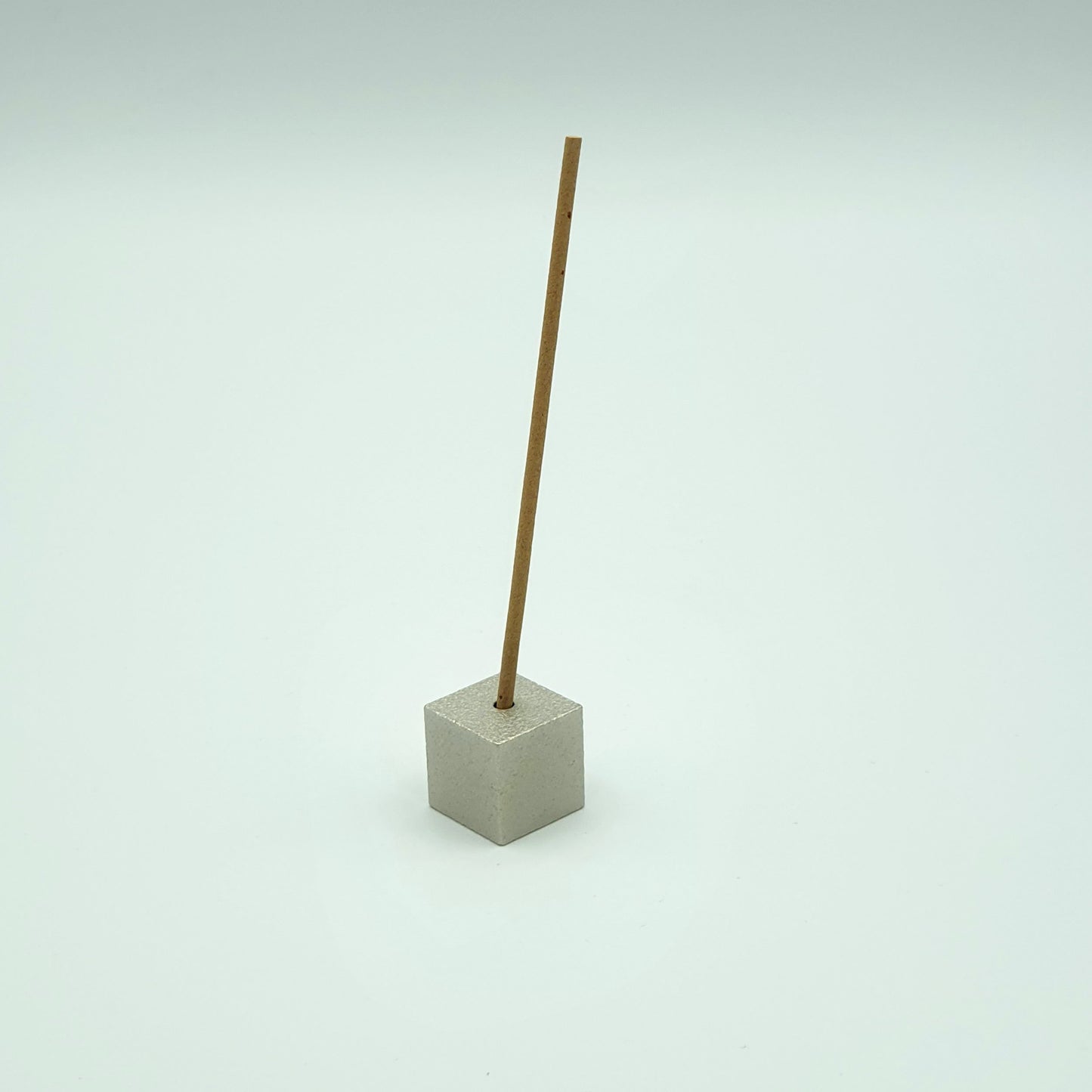 Incense Holder - Cube Silver Large