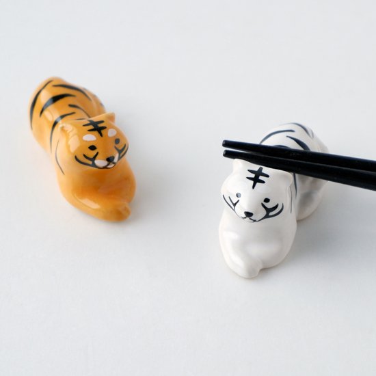 Chopstick Holder - White Tiger