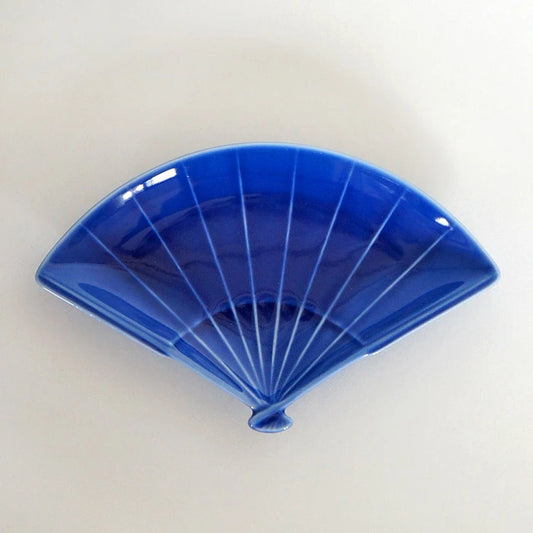 Small Plate - Fan Blue