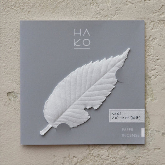 HAKO Paper Leaf Incense - Agarwood