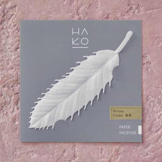 HAKO Paper Leaf Incense - Cedar