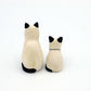 T-Lab Pole Pole Wooden Animals - Oyako Siamese Cats