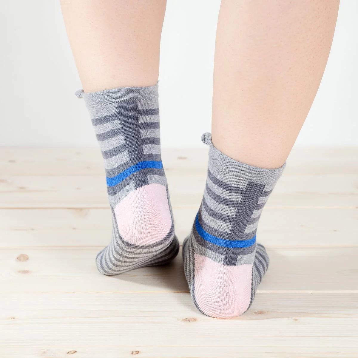 Japanese Tabi Socks - ”Saba” Mackerel Cat