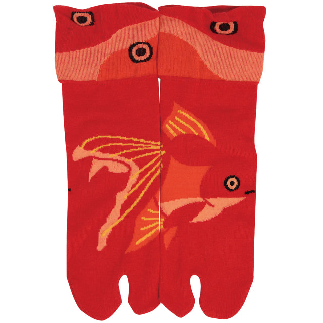 Japanese Tabi Socks - Rykin Goldfish