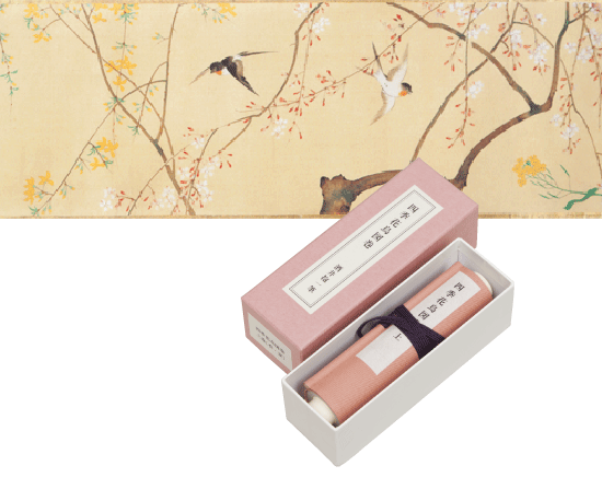 ‘Spring & Summer’ Printed Scroll (‘Flowers and Birds of Four Seasons’ by Hōitsu Sakai)