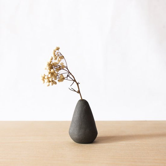 Tiny Vase - Drop Black