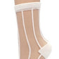 Sheer Socks - Stripe (Various Colours)