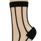 Sheer Socks - Stripe (Various Colours)